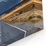 New Zealand Travel Art - Scenic Road to Canterbury Mountains Photography Print