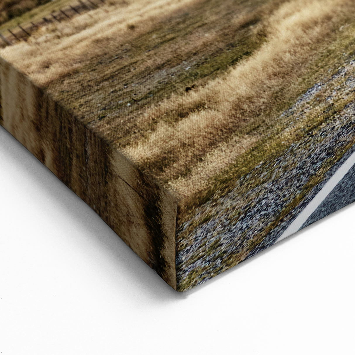 New Zealand Travel Art - Scenic Road to Canterbury Mountains Photography Print