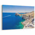 Rhodes Greece Wall Art - Scenic Rhodes Island Canvas for Home Decor