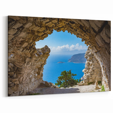 Rhodes Island Canvas - Historic Rhodes Paintings for Wall Decor