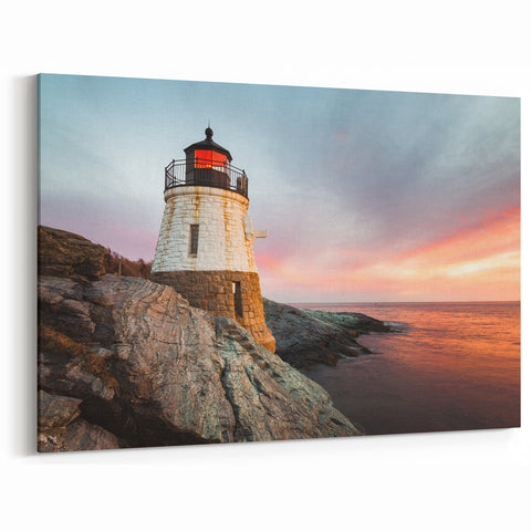 Rhodes Photography Prints - Greece Landscape Art with Lighthouse View