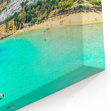 Rhodes Island Canvas - Scenic Greece Landscape Art with Beach View