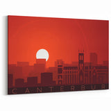 Canterbury Wall Art - Scenic New Zealand City Sunset Prints