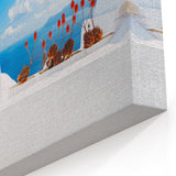 Greek Island Artwork - Scenic Santorini Prints with Aegean View