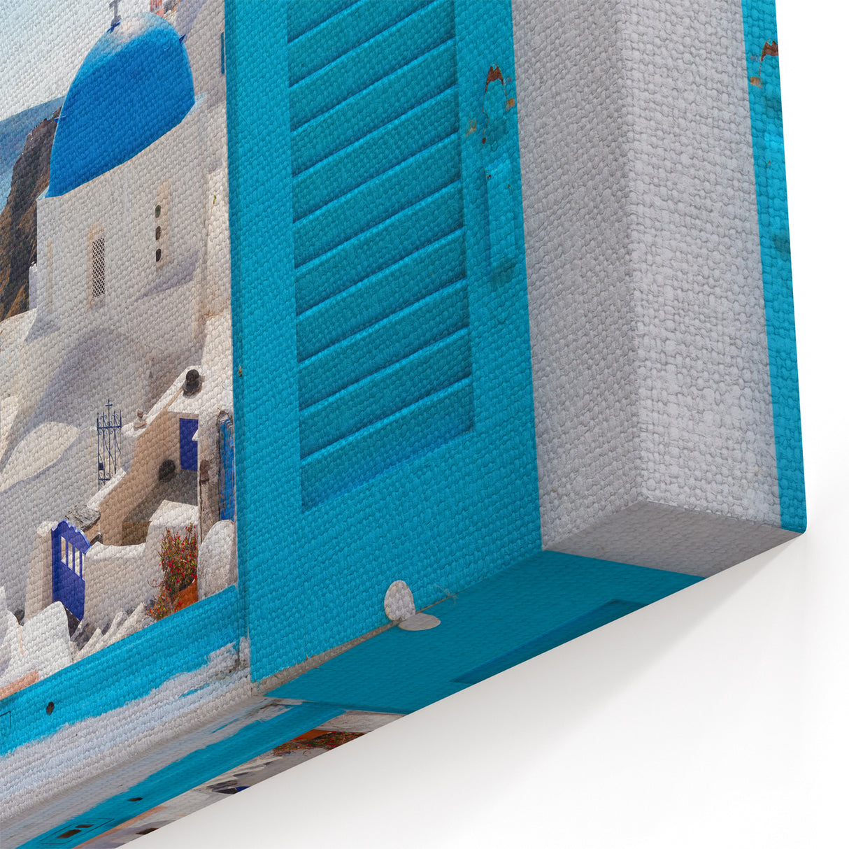 Santorini Canvas Prints - Greece Landscape Art Through Shutters
