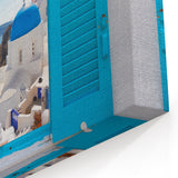 Santorini Canvas Prints - Greece Landscape Art Through Shutters