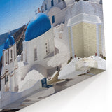 Santorini Wall Art - Greek Island Artwork with Majestic Sea View