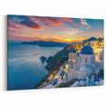 Scenic Santorini Prints - Greece Landscape Art at Dusk