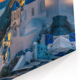 Scenic Santorini Prints - Greece Landscape Art at Dusk