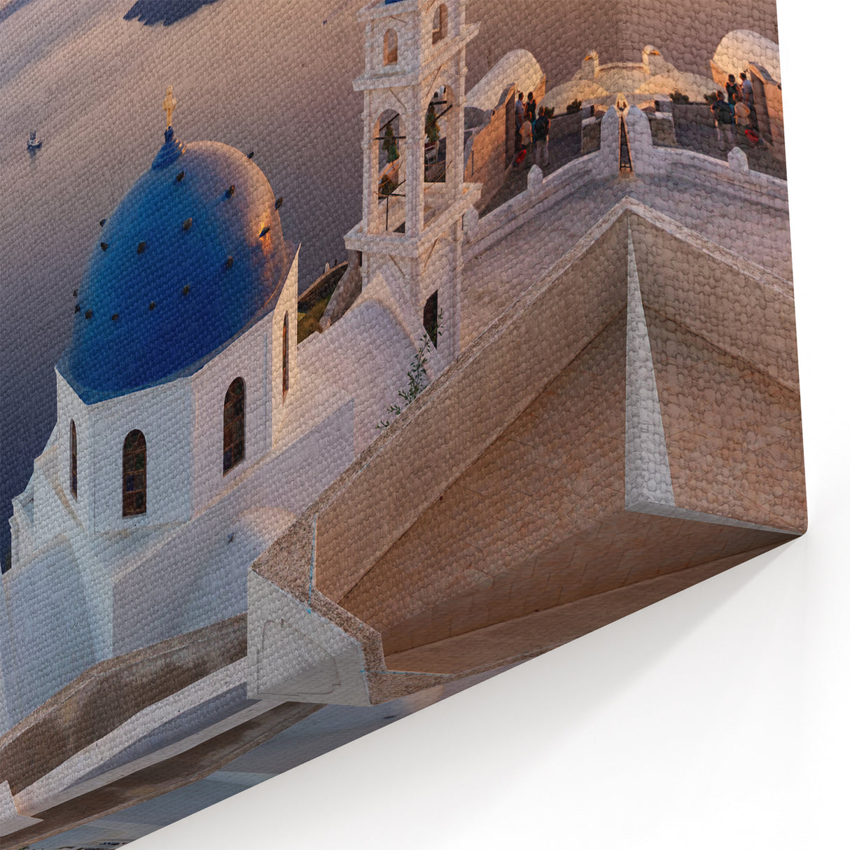 Santorini Wall Art - Scenic Santorini Prints with Sunset Horizon