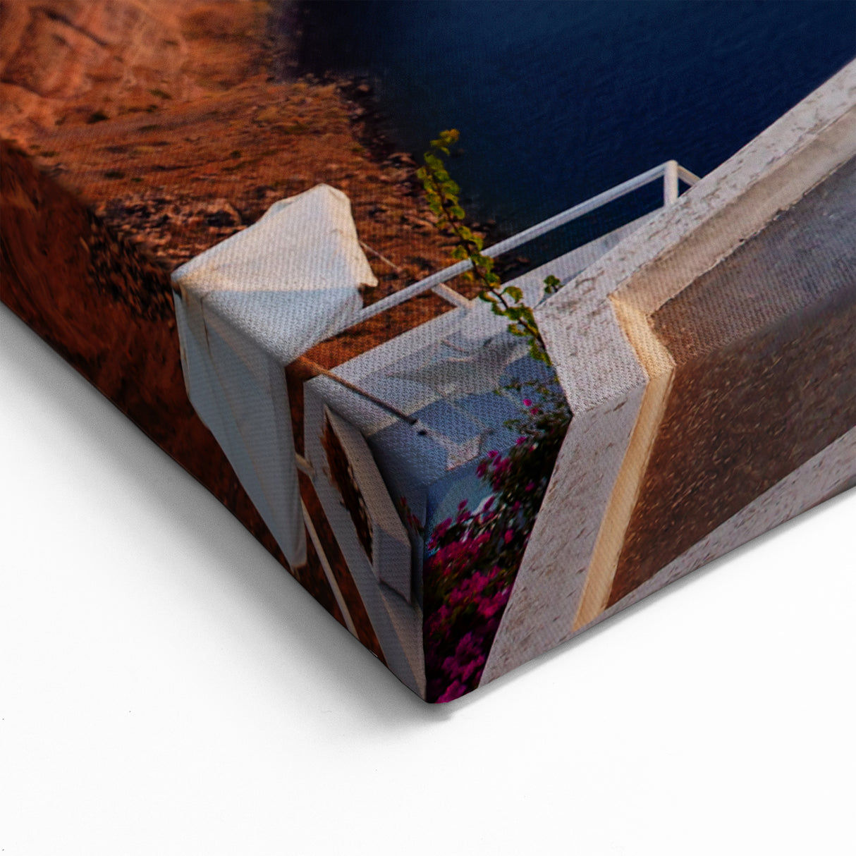 Santorini Wall Art - Scenic Santorini Prints with Sunset Horizon