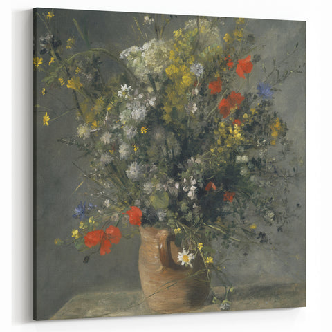 Pierre-Auguste Renoir Paintings - Impressionist Floral Art Print - Wall Decor