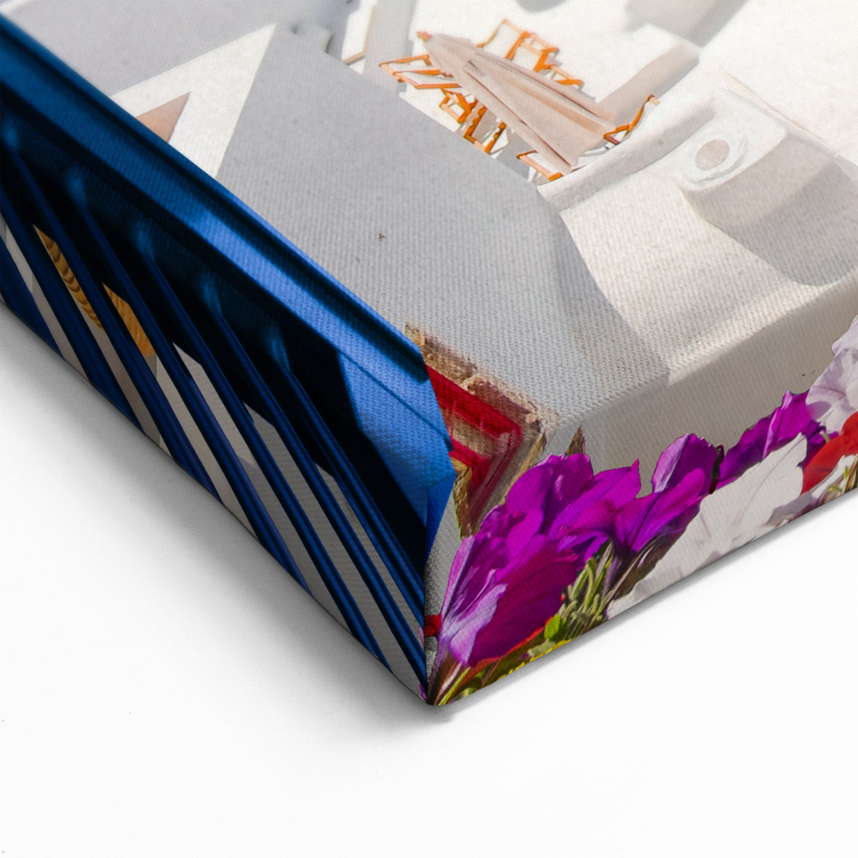 Greece Landscape Art – Scenic Santorini Canvas Prints of Aegean Sea