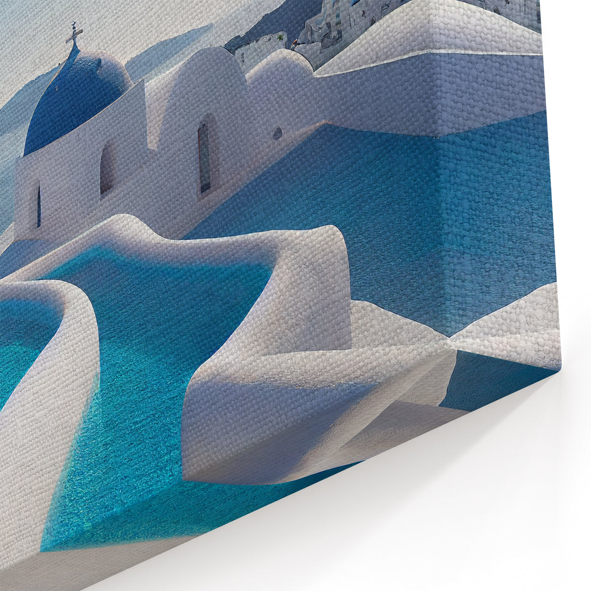 Santorini Canvas Prints – Scenic Greece Landscape Art of Aegean View