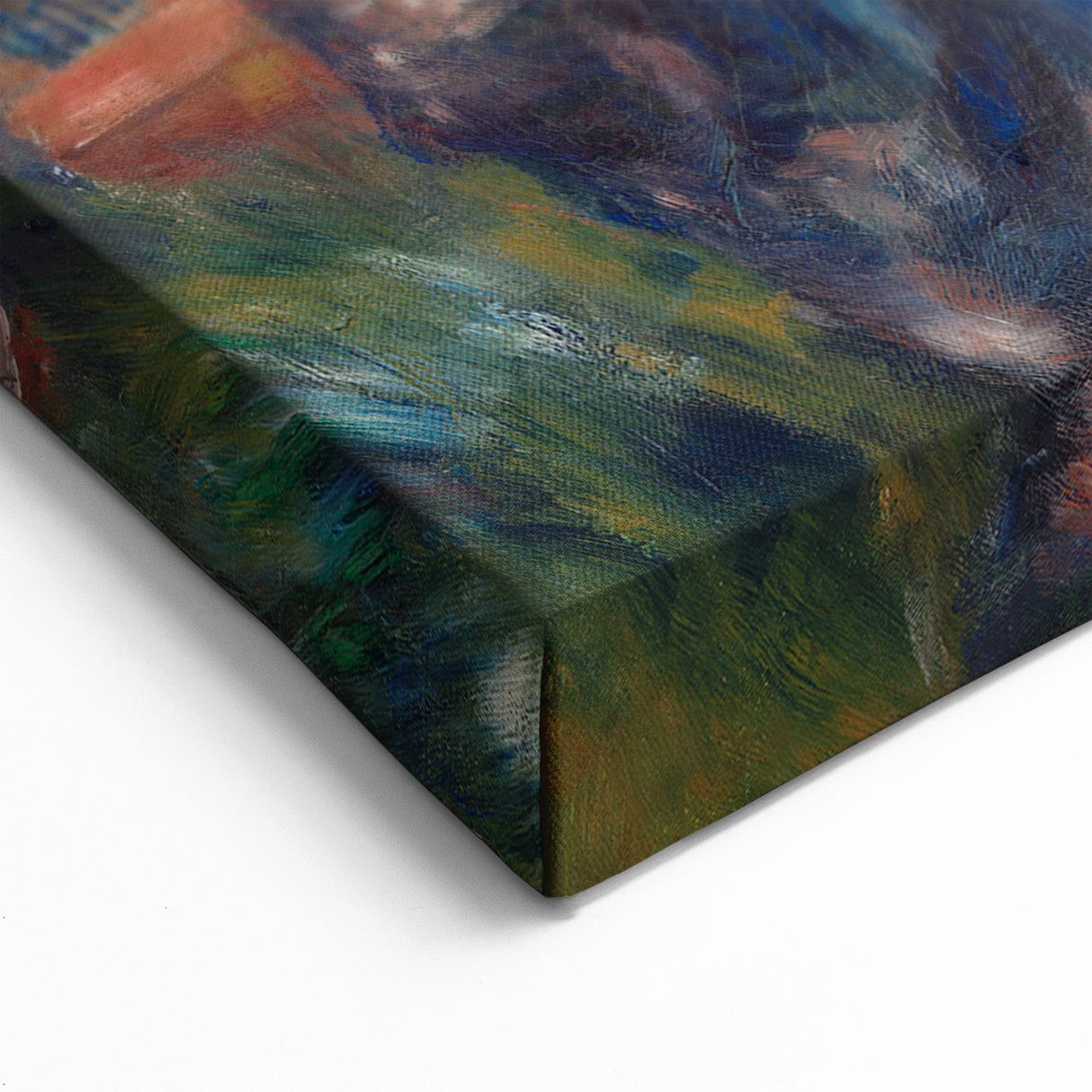 Pierre-Auguste Renoir Paintings – Impressionist Art Print of Rowers and Riverbank Scene