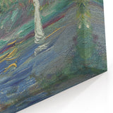 Pierre-Auguste Renoir Paintings – Impressionist Landscape Art Print of River Scene