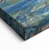 Pierre-Auguste Renoir Paintings – Impressionist Landscape Art Print of River Scene