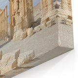 Ancient Ruins Wall Art - Historical Landmarks Canvas Print for Home Decor