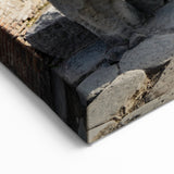 Ancient Ruins Wall Art - Historic Street Canvas Print for Timeless Decor