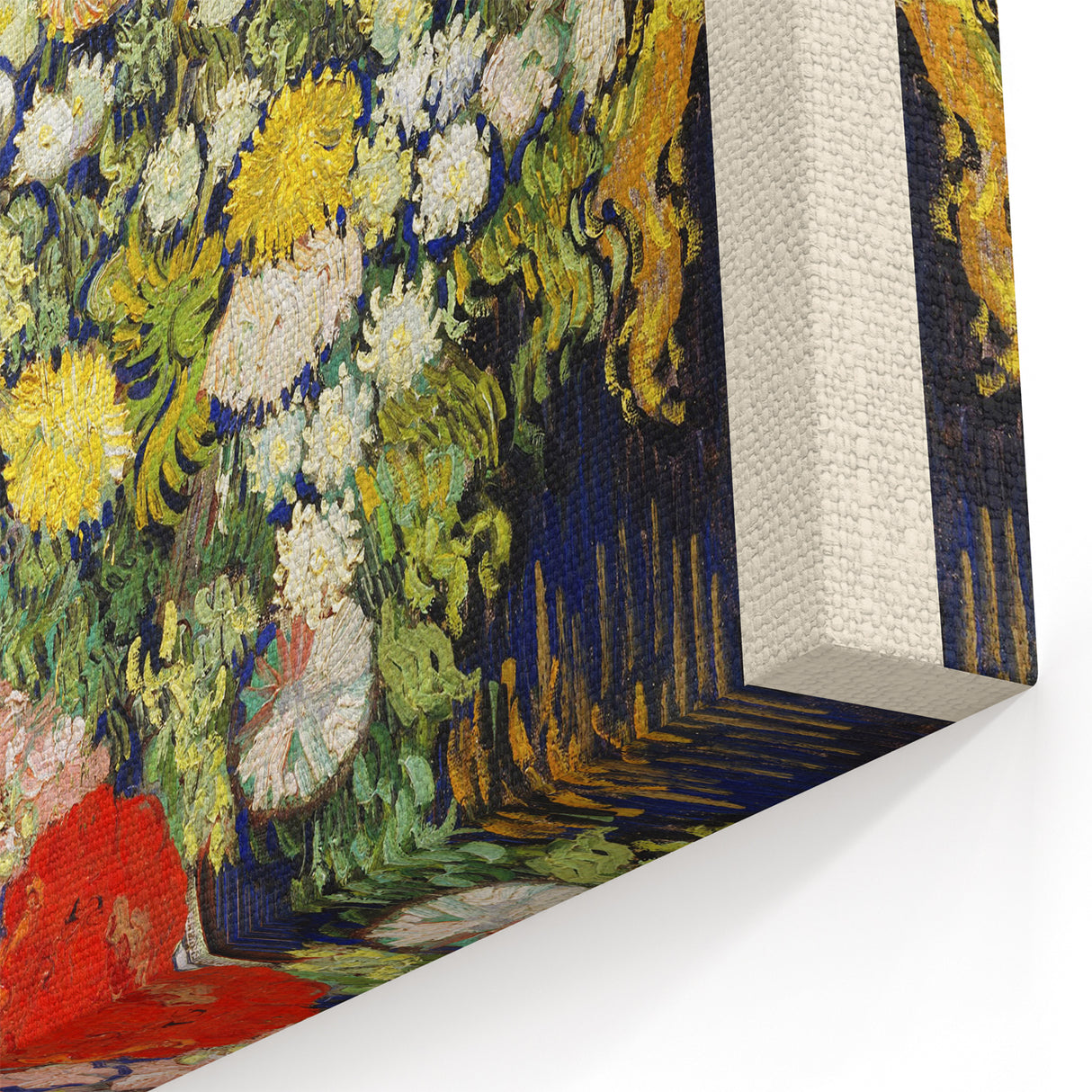 Vincent van Gogh Wall Art - Bouquet of Flowers in a Vase, Canvas Print