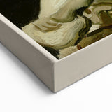 Vincent van Gogh Wall Art - Skeleton with Cigarette, Canvas Print