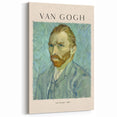 Vincent van Gogh Wall Art - Self-Portrait 1889, Canvas Print