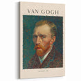 Vincent van Gogh Wall Art - Self-Portrait 1887, Canvas Print