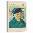 Vincent van Gogh Wall Art - Self-Portrait with Bandaged Ear, Canvas Print