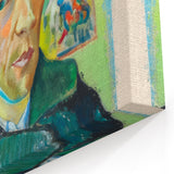 Vincent van Gogh Wall Art - Self-Portrait with Bandaged Ear, Canvas Print