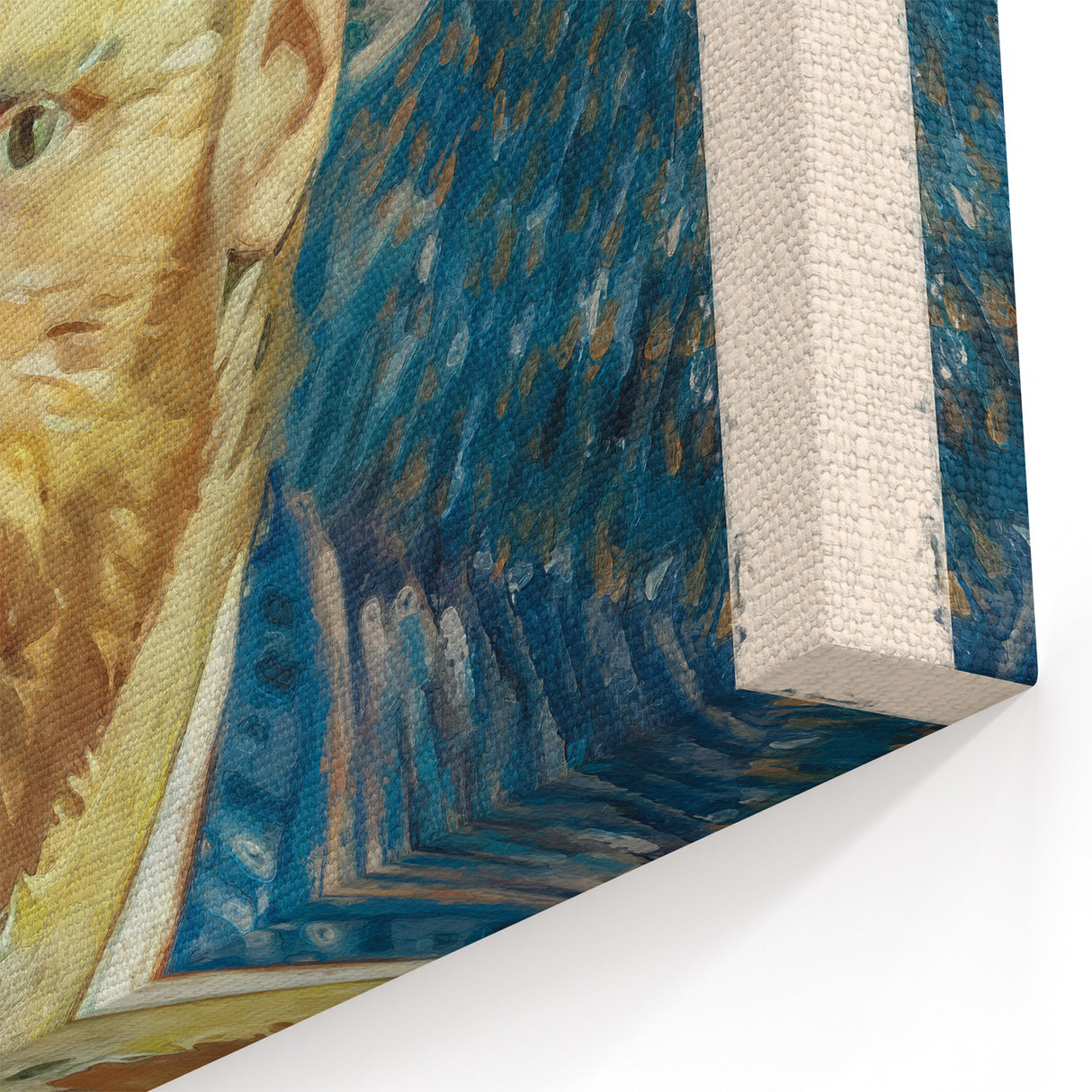 Vincent van Gogh Wall Art - Self-Portrait with Grey Felt Hat, Canvas Print