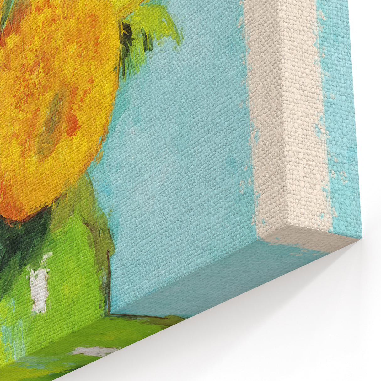 Vincent van Gogh Wall Art - Sunflowers First Version 1888, Canvas Print