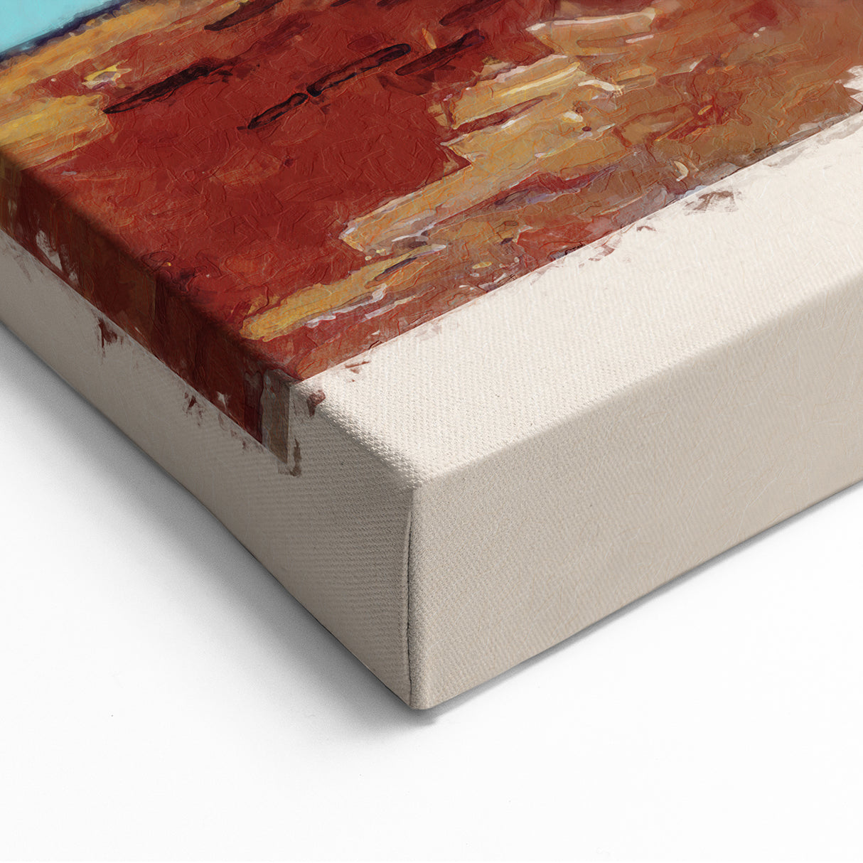 Vincent van Gogh Wall Art - Sunflowers First Version 1888, Canvas Print