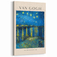 Vincent van Gogh Wall Art - Starry Night Over the Rhône, Canvas Print