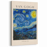Vincent van Gogh Wall Art - The Starry Night 1889, Canvas Print