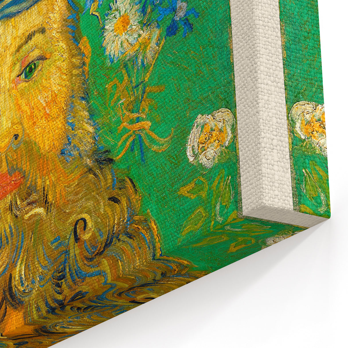 Vincent van Gogh Wall Art - Portrait of Joseph Roulin 1889, Canvas Print