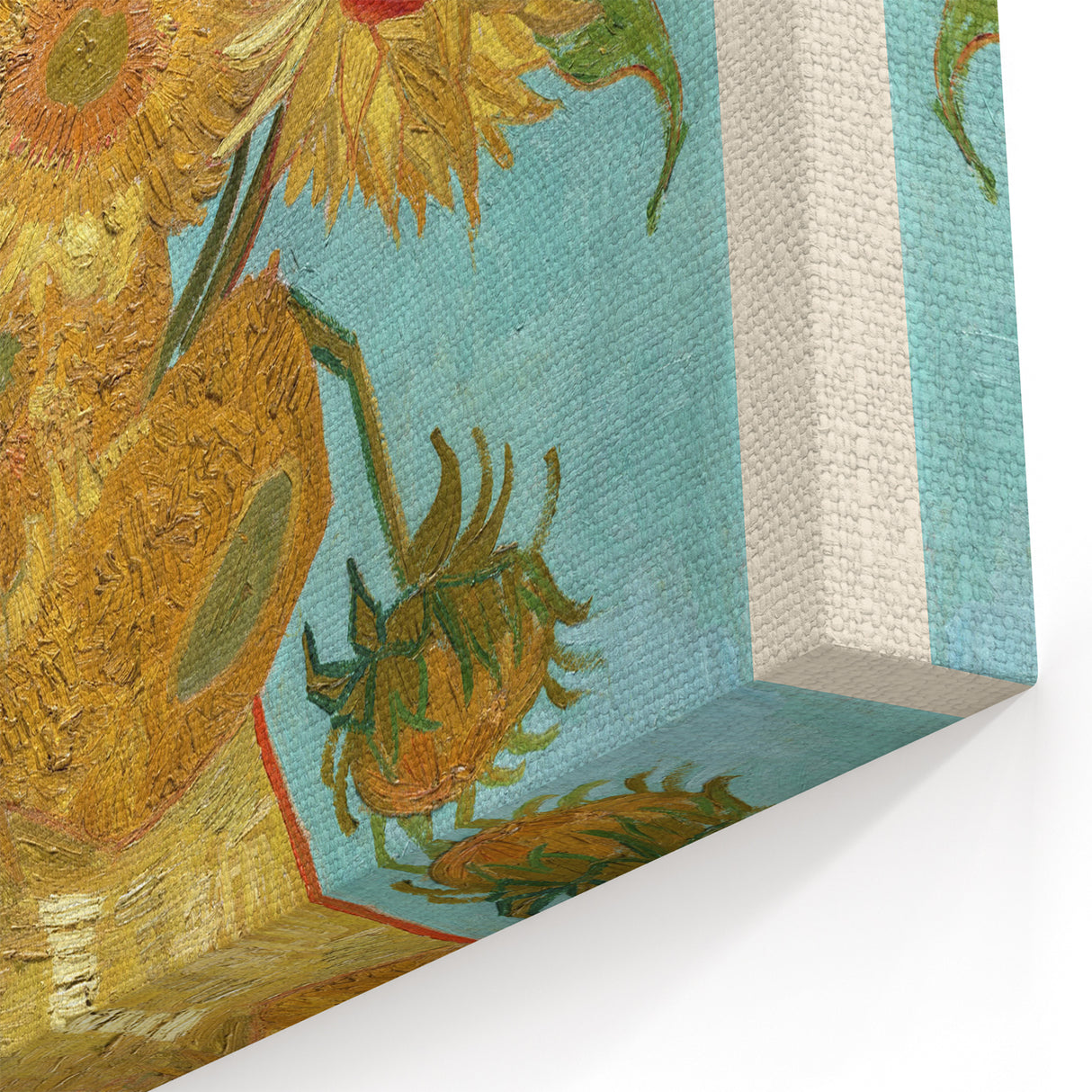 Vincent van Gogh Wall Art - Vase with Twelve Sunflowers 1888, Canvas Print