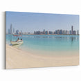 Stunning Abu Dhabi Skyline Art - UAE Scenery Wall Art on Canvas