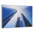 Modern Abu Dhabi Skyline Art - Etihad Towers Architecture Canvas Print