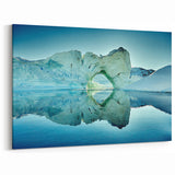 Greenland Iceberg Prints - Serene Arctic Arch Reflection Wall Art