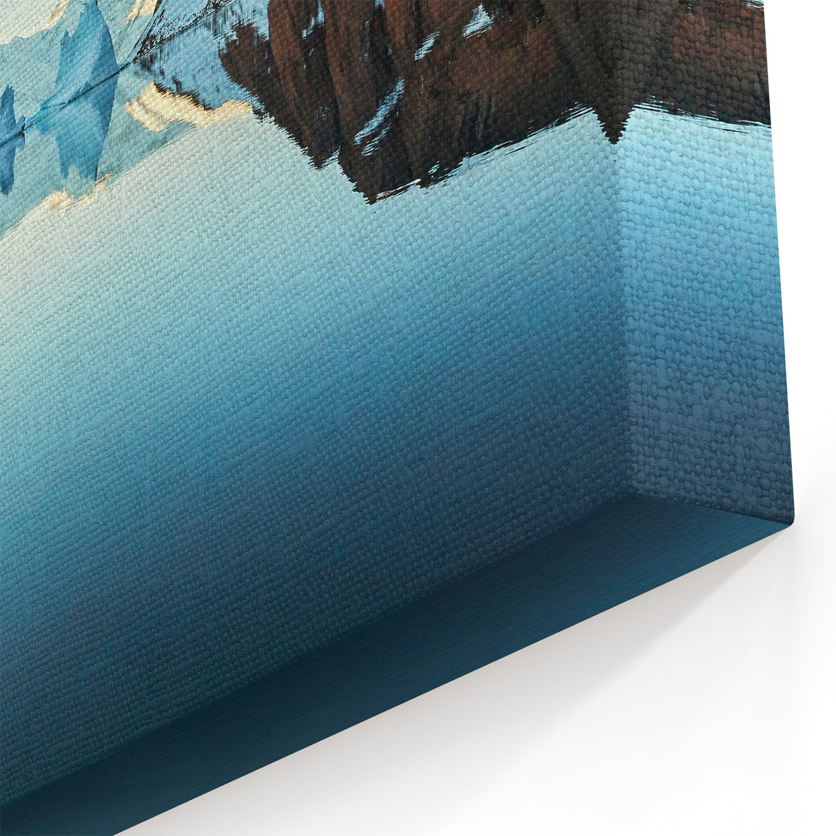 Greenland Landscape Art - Reflective Icebergs and Calm Arctic Waters