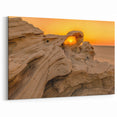 Abu Dhabi Desert Art Canvas - Stunning Sunset Desertscape Wall Art