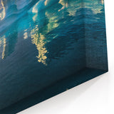 Greenland Iceberg Prints - Arctic Sailboat with Glaciers at Sunset