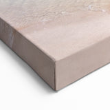 Serene Beach Cityscape Canvas Print - Abu Dhabi Skyline Coastal Art