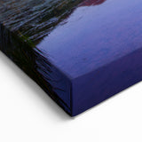 Vail Landscape Canvas - Sunset Mountain Reflections Over Serene Lake