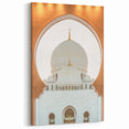Sheikh Zayed Mosque Domes Canvas - Elegant Abu Dhabi Wall Art