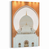 Sheikh Zayed Mosque Domes Canvas - Elegant Abu Dhabi Wall Art