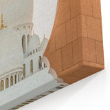 Sheikh Zayed Mosque Domes Canvas - Elegant Abu Dhabi Wall Art