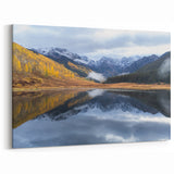 Vail Scenic Prints - Autumn Mountain Reflections on Serene Colorado Lake