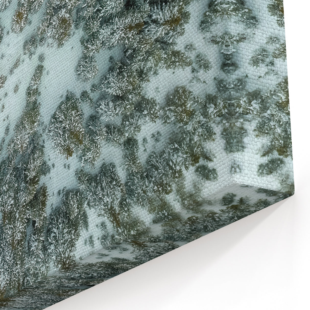 Vail Nature Photography - Aerial View of Snow-Covered Forest Landscape