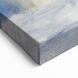 Polar Region Wall Art - Adorable Baby Seal on Arctic Ice Canvas Decor